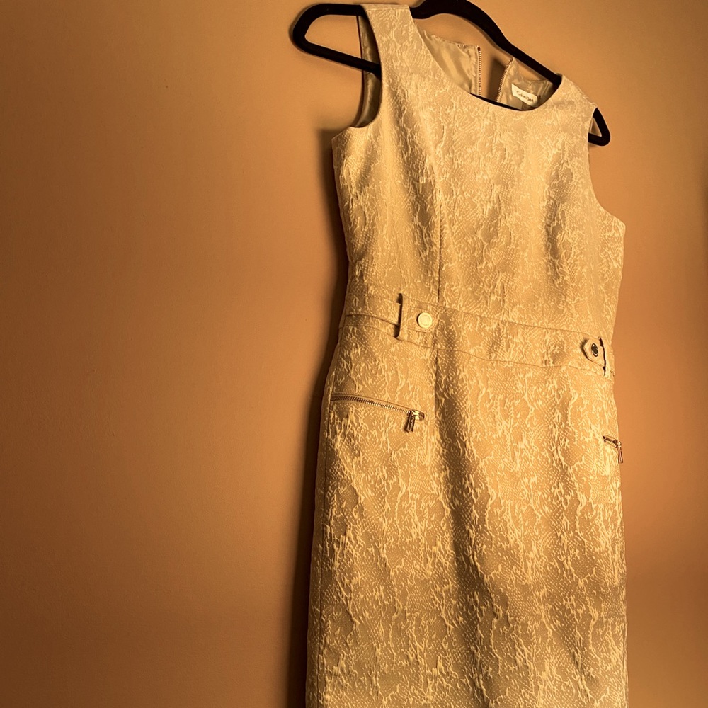 Calvin Klein Sheath Dress, pockets, Size 4